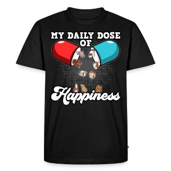 My Guinea Pig Pet Owner Animal Lovers Ge - Men's Premium Organic T-Shirt - black - Front - Nico (187cm)