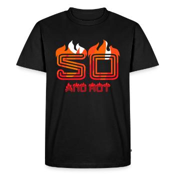 50 ans et 50e anniversaire - T-shirt Premium bio Homme - noir - Devant - Nico (187cm)