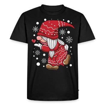 Look partenaire Noël Wichtel - T-shirt Premium bio Homme - noir - Devant - Nico (187cm)