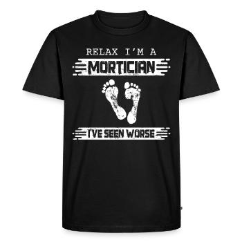Mortician Funeral Director Embalmer - T-shirt Premium bio Homme - noir - Devant - Nico (187cm)