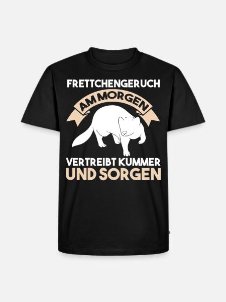 Frettchen - Männer Premium Bio T-Shirt - Schwarz