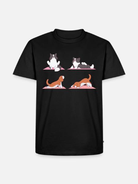 Lustige - Männer Premium Bio T-Shirt - Schwarz