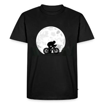 Fahrrad - Männer Premium Bio T-Shirt - Schwarz - Vorne - Nico (187cm)