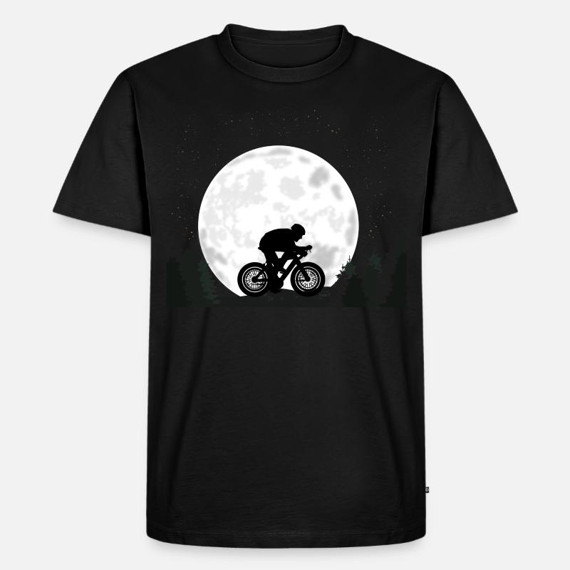 Fahrrad - Männer Premium Bio T-Shirt - Schwarz