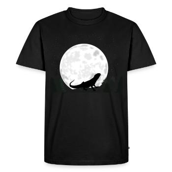 Dragons barbus - T-shirt Premium bio Homme - noir - Devant - Nico (187cm)