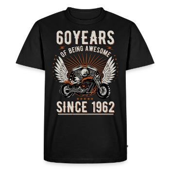 50 Years old Gifts Vintage 1972 50th Birthday - Men's Premium Organic T-Shirt - black - Front - Nico (187cm)