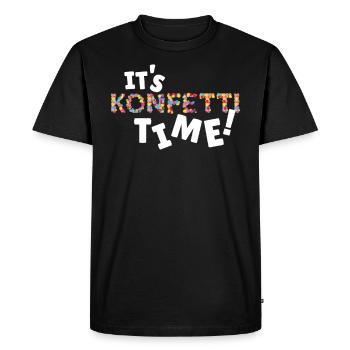 Confettis Carnaval Carnaval Carnaval Jeck - T-shirt Premium bio Homme - noir - Devant - Nico (187cm)