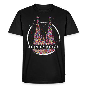 Kölner Dom Karneval Köln Kölle Fasnacht - Männer Premium Bio T-Shirt - Schwarz - Vorne - Nico (187cm)