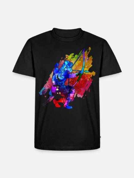 Archery - Men's Premium Organic T-Shirt - black
