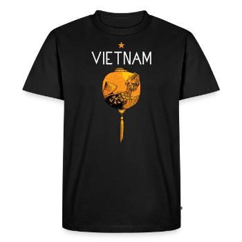 Vietnam I Hanoi Scooter Pho Bo Motif de voyage pour - T-shirt Premium bio Homme - noir - Devant - Nico (187cm)