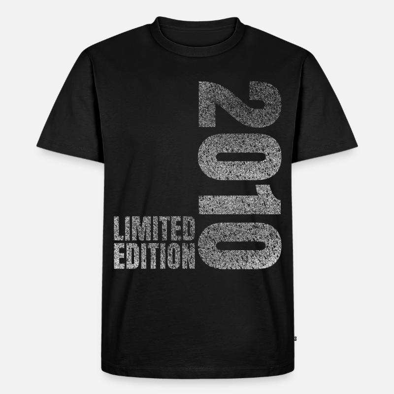 2010 Limited Edition - Männer Premium Bio T-Shirt - Schwarz