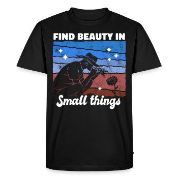 Photographe Photographie Photographe - T-shirt Premium bio Homme - noir - Devant - Nico (187cm)
