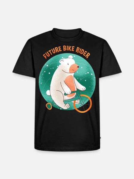 Gift Baby Polar Bear - Men's Premium Organic T-Shirt - black