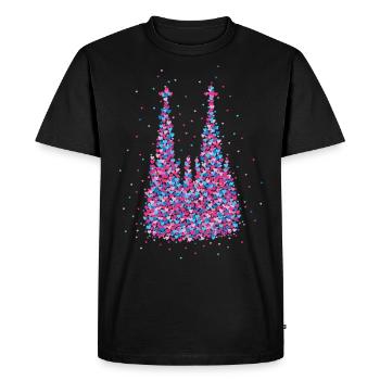 Cathédrale de Cologne Carnaval de Cologne Défilé du Carnaval de Cologne - T-shirt Premium bio Homme - noir - Devant - Nico (187cm)