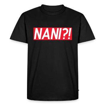 Anime - T-shirt Premium bio Homme - noir - Devant - Nico (187cm)