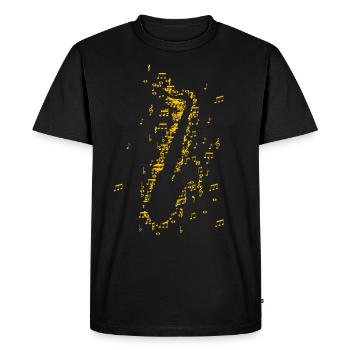 Saxophon Saxophonist Saxofon - Männer Premium Bio T-Shirt - Schwarz - Vorne - Nico (187cm)