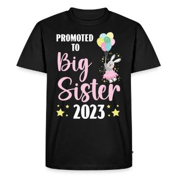 Promue grande sœur 2023 sœur - T-shirt Premium bio Homme - noir - Devant - Nico (187cm)
