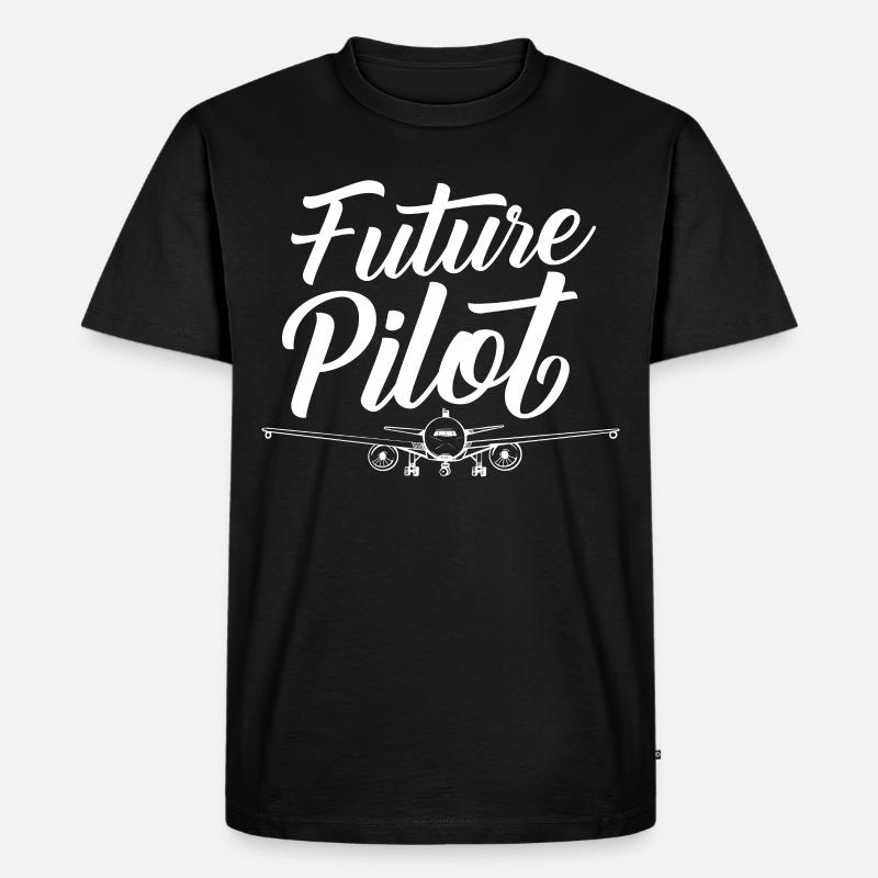 Future Pilot Pilot - Men's Premium Organic T-Shirt - black