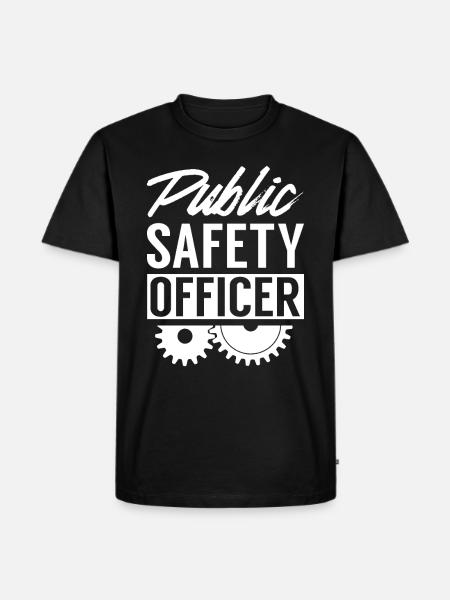 Agent de sécurité publique - T-shirt Premium bio Homme - noir