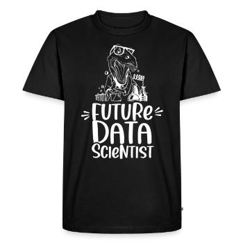 Future Data Scientist Data Analyst - Men's Premium Organic T-Shirt - black - Front - Nico (187cm)