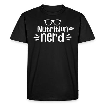 Nutrition Nerd Profession Expert Nutritionniste - T-shirt Premium bio Homme - noir - Devant - Nico (187cm)