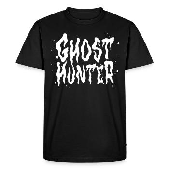 Chasseur de fantômes Chasse aux fantômes Chasse aux fantômes Fantômes - T-shirt Premium bio Homme - noir - Devant - Nico (187cm)