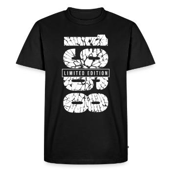 1968 Édition limitée Année de naissance 1968 Décoration Grunge - T-shirt Premium bio Homme - noir - Devant - Nico (187cm)