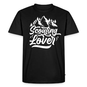 Scout Lovers Tente Camp Clan Scouting - T-shirt Premium bio Homme - noir - Devant - Nico (187cm)