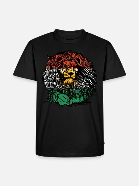 Kurdistan Lion kurdere kurdiske Løvehoved - Herre Premium økologisk T-shirt - sort