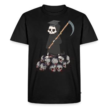 Horror Sense Master Grim Reaper Mort Halloween - T-shirt Premium bio Homme - noir - Devant - Nico (187cm)