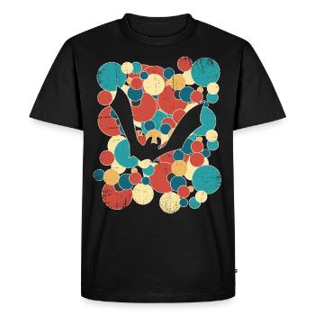 Chauves-souris - T-shirt Premium bio Homme - noir - Devant - Nico (187cm)