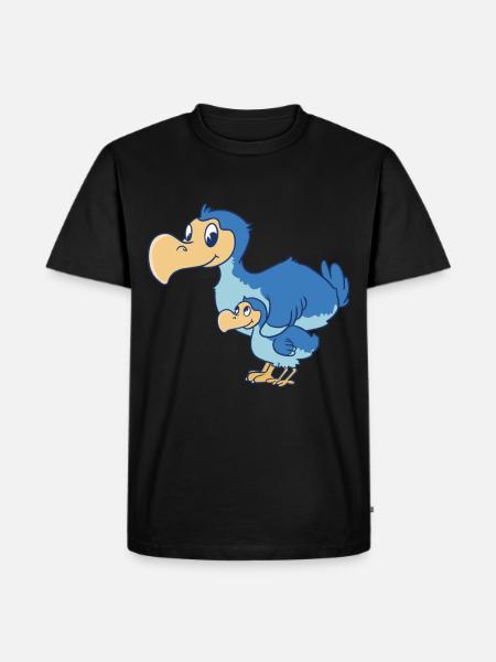 Dodo Bird Family - Men's Premium Organic T-Shirt - black