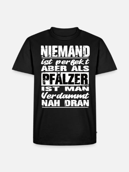 Pfälzer - Männer Premium Bio T-Shirt - Schwarz