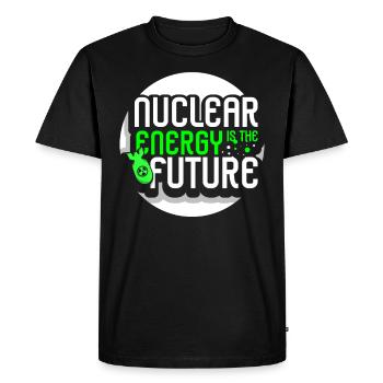 Nuclear energy is the future Nuclear power Nuclear power - Men's Premium Organic T-Shirt - black - Front - Nico (187cm)