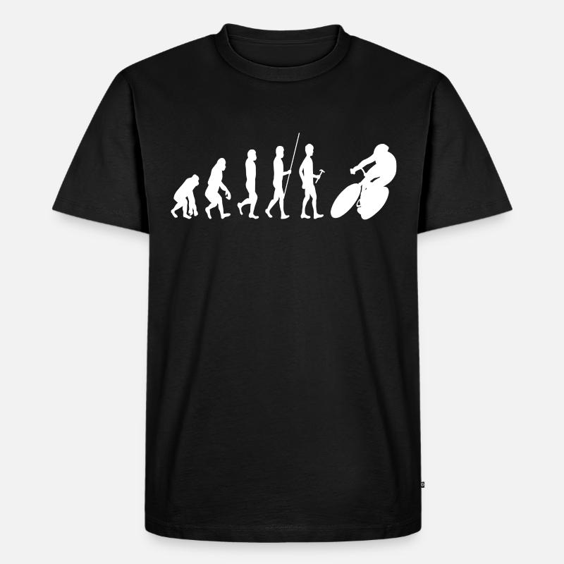 Évolution du vélo de route - T-shirt Premium bio Homme - noir