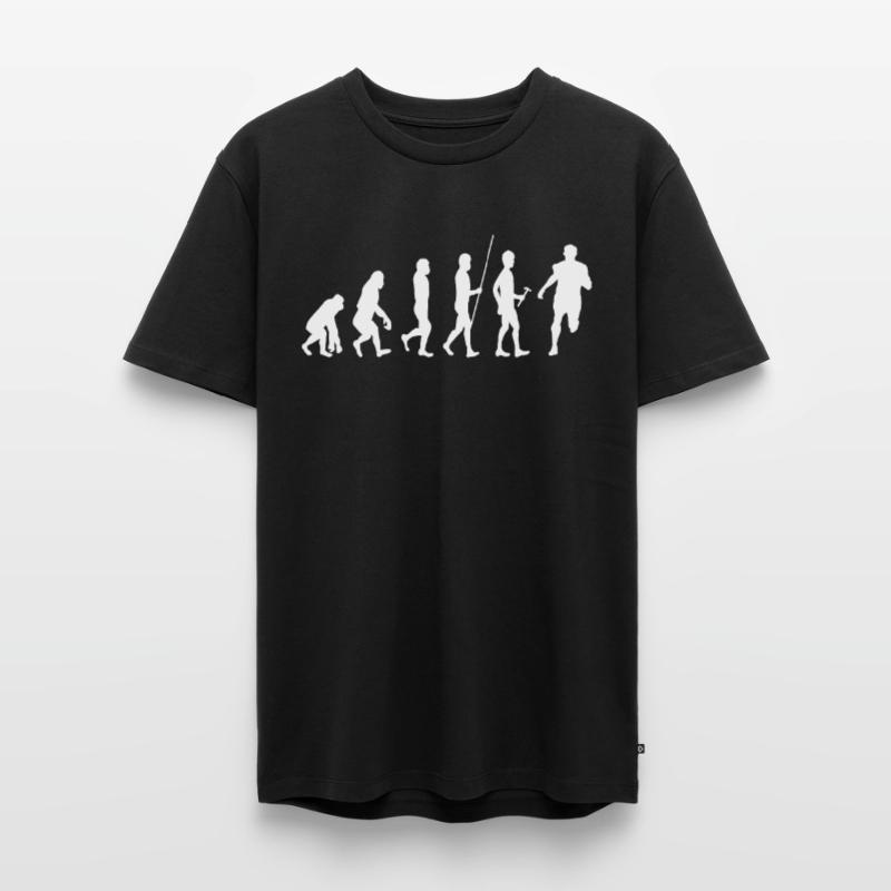 Running Evolution Men's Premium Organic T-Shirt
