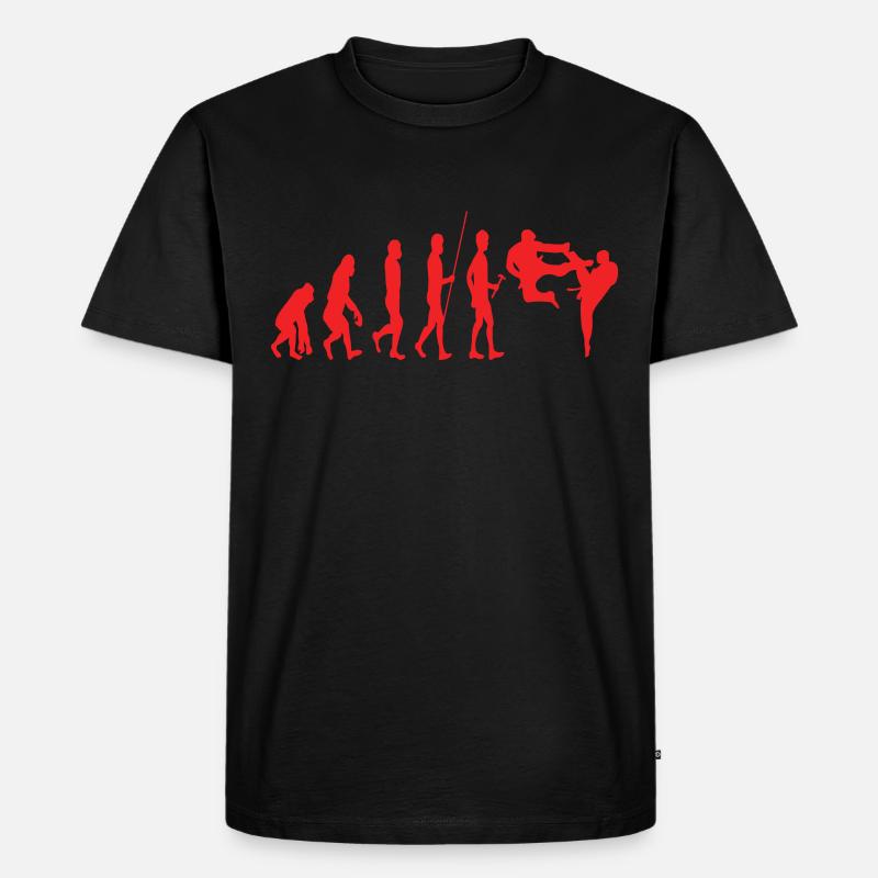 Évolution du karaté - T-shirt Premium bio Homme - noir