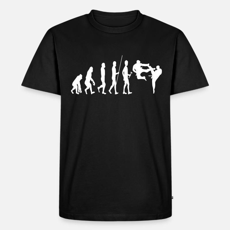 Évolution du karaté - T-shirt Premium bio Homme - noir