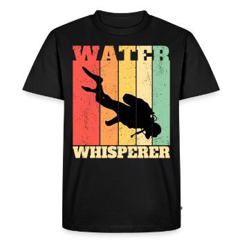 Diving Diver Diver - Men's Premium Organic T-Shirt - black - Front - Nico (187cm)