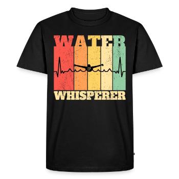 Nageur Natation Sports Nageur - T-shirt Premium bio Homme - noir - Devant - Nico (187cm)