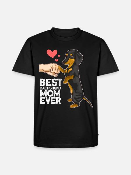 Dachshund Mama Dachshund Gift - Men's Premium Organic T-Shirt - black