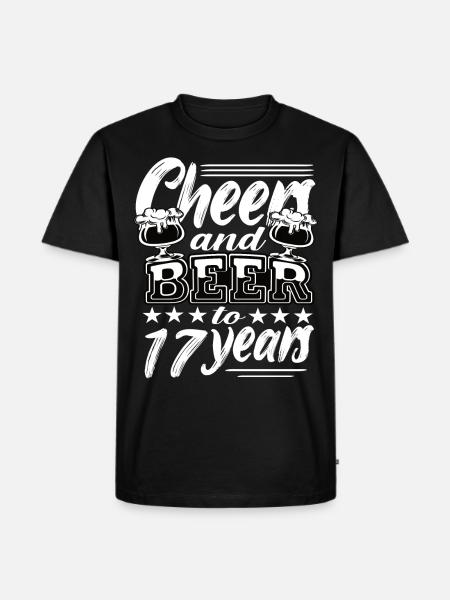 17 ans - T-shirt Premium bio Homme - noir