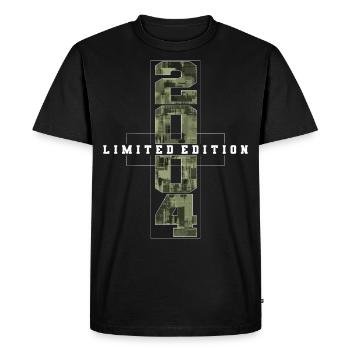 Camouflage 2004 Né Année de naissance 2004 Hommes - T-shirt Premium bio Homme - noir - Devant - Nico (187cm)