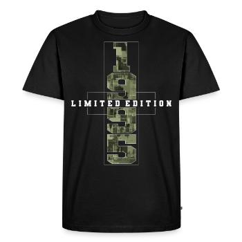 Camouflage 1995 Born Year of birth 1995 Men - Men's Premium Organic T-Shirt - black - Front - Nico (187cm)
