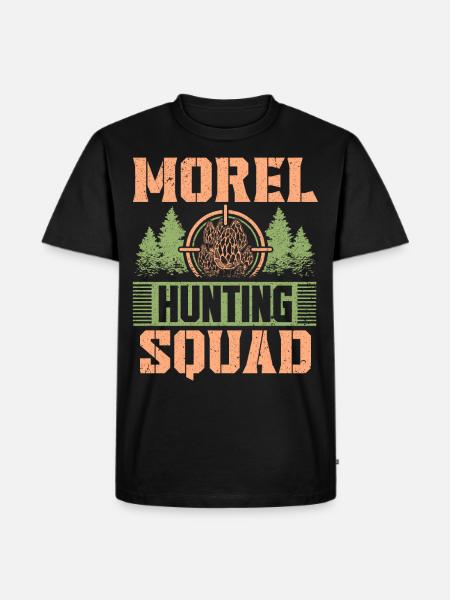 Morels - Men's Premium Organic T-Shirt - black