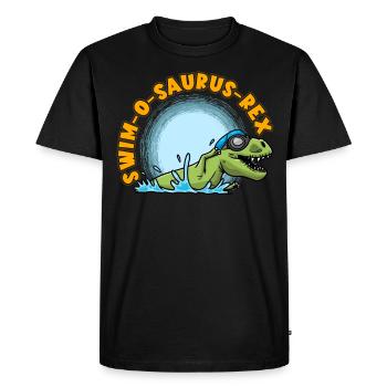 Entraîneur de natation Natation Natation - T-shirt Premium bio Homme - noir - Devant - Nico (187cm)