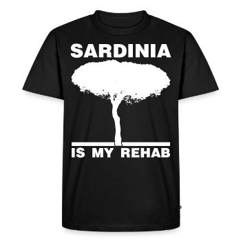 Sardaigne Sardaigne Arbre Sardaigne - T-shirt Premium bio Homme - noir - Devant - Nico (187cm)