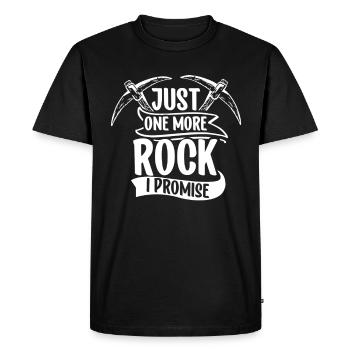 Une seule pierre promise Géologie Géologie - T-shirt Premium bio Homme - noir - Devant - Nico (187cm)
