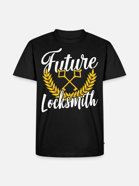 Future Locksmith Locksmith Locksmith - Men's Premium Organic T-Shirt - black