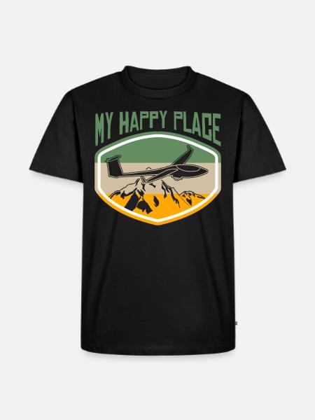 Gliding Glider Glider Glider - Men's Premium Organic T-Shirt - black